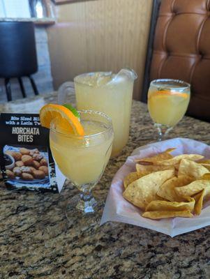 Margaritas and nachos