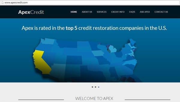 www.apexcredit.com website