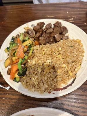 Steak Hibachi w/ fried rice