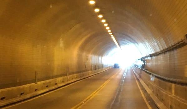 Traveling inside the tunnel