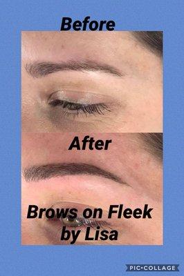 Microblading before and after