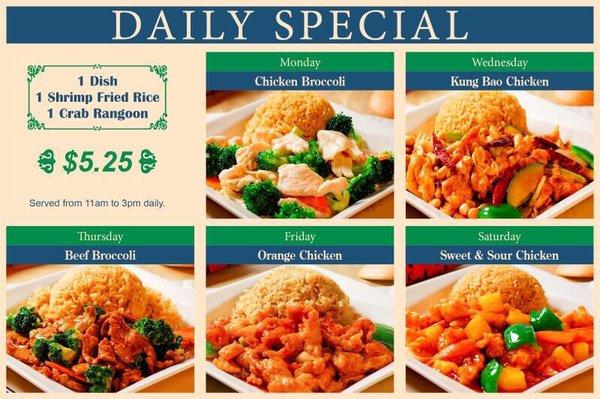 Daily specials!