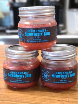 Take home some Homemade strawberry jam!