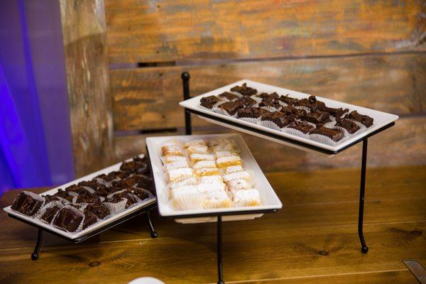 Brownies and lemon squares. Photo by Toanven Photography