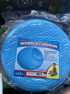 Found and got this wobble cushion that my son won't stop talking about .