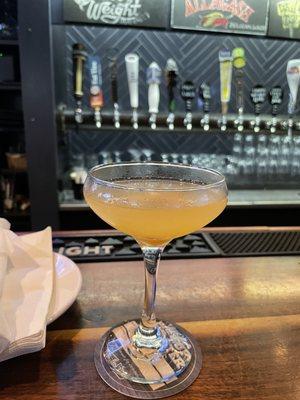 Passion peach martini