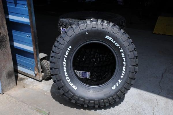 We can order any size and type tires and install and balance them in house.