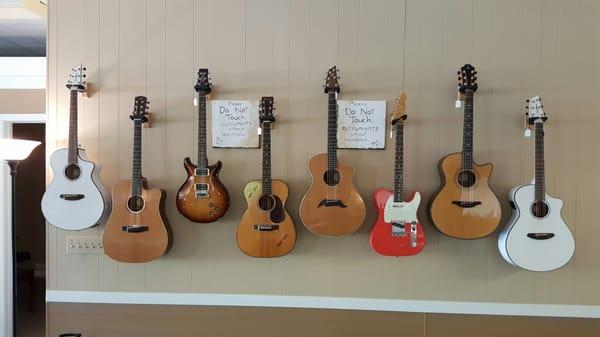 Only a few of the guitars. Many others in the room of the owner for added protection. Really cool stuff!