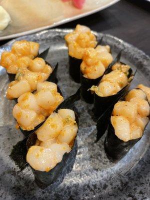 Spicy Scallop Sushi