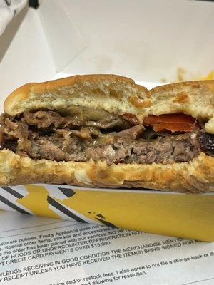 Philly angus burger