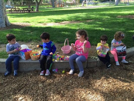 Easter picnic egg hunt!