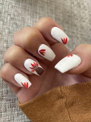 Thanksgiving Turkey Nails 2024