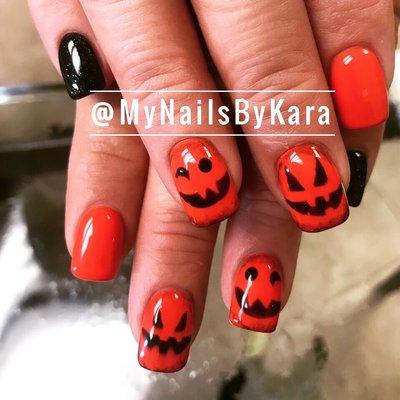 Some Halloween nail art!