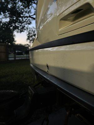 Dent that needs repair