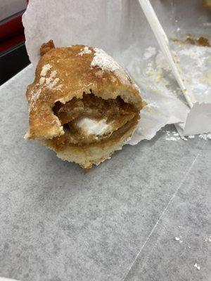 Deep fried pumpkin roll