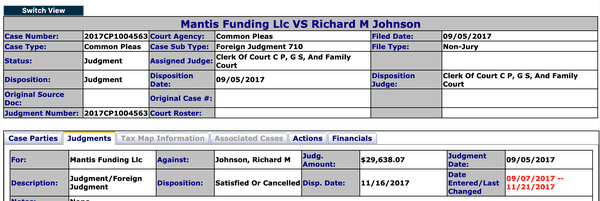 Richard Johnson stole $29,000 from this client.