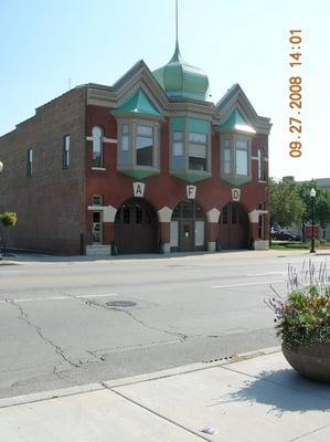 Exterior view of restored museum station.