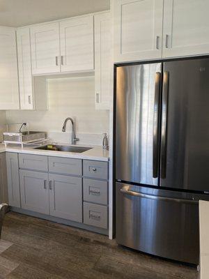 Beautiful Minimal Cream Colors Kitchen Transformation, Arleta CA