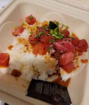 Asian Garlic Poke Bowl