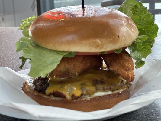 jalapeño popper burger