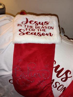 Jesus is the reason for the Season Christmas Stockings