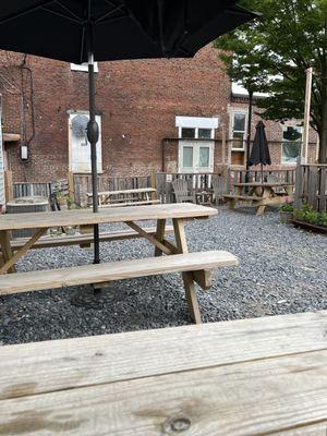 Back beer garden area