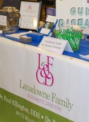 The staff at Lansdowne Family & Cosmetic Dentistry were happy to hand out oral healthcare related information and prizes.