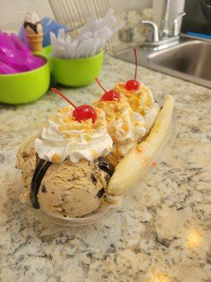 Super banana split