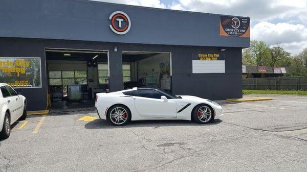 2016 stingray. 35% windshield 5% full vehicle