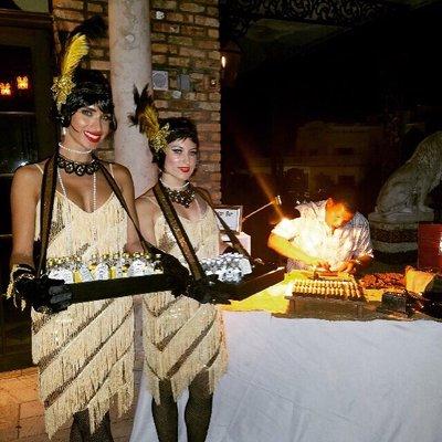 Cigar Rolling Station w/ Cigar Baristas Wedding The Cruz Building Coconut Grove, Miami FL