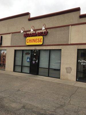 The front facade of Buddha Belly Chinese restaurant