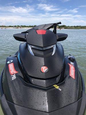 Satin Black Vinyl on Sea Doo GTX 300 performed by CarGraphics.Pro