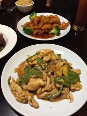 Mandarin Orange Chicken and Thai Mango Chicken