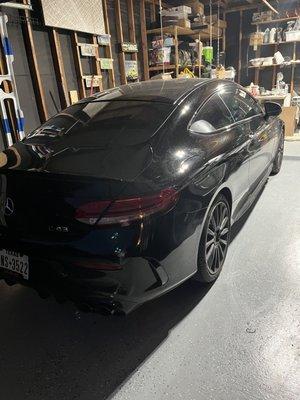 Amg c 43 triple black.