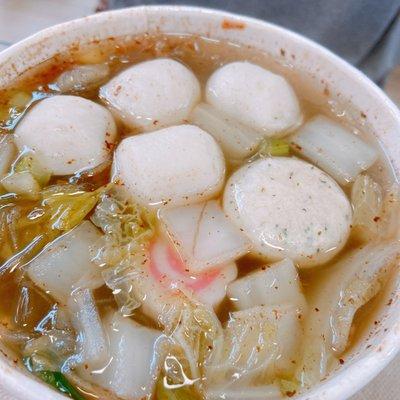 Fish Ball Silver Noodle Soup