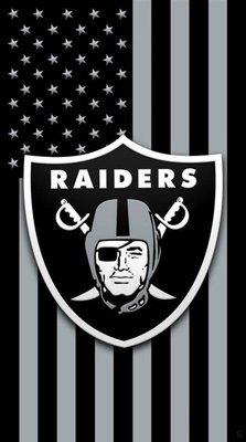 Raiders American Flag