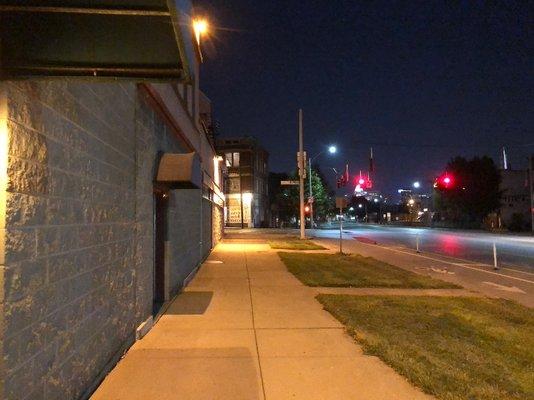 Robin Imaging at night - 2106 Central Parkway looking toward Mohawk Place.