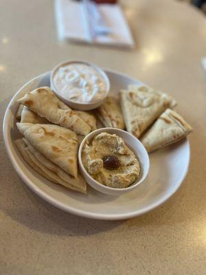 Hummus and pita