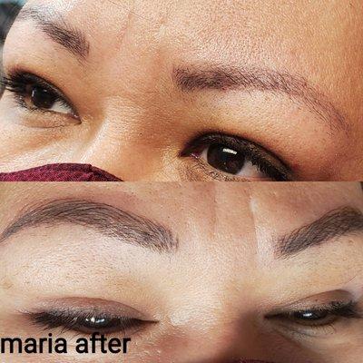 Have Lori fill in sparse brows to help eliminate spending so much time drawing your brows in every morning