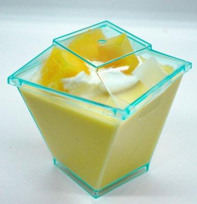 Mango Pudding (芒果布丁): $2.50. Take-out. Small, tasty, not too sweet.