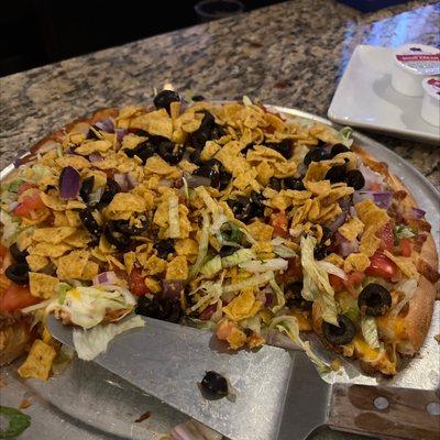 Taco pizza