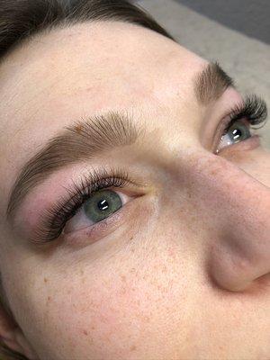 Volume eyelash extensions