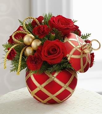 This is the "Seasons Greetings" bouquet that was supposed to be delivered - but it looked very different from the picture.