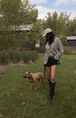 The Big Rock Boyfriend Blazer in Lt Gray