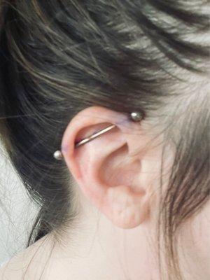 Industrial piercing by Steve