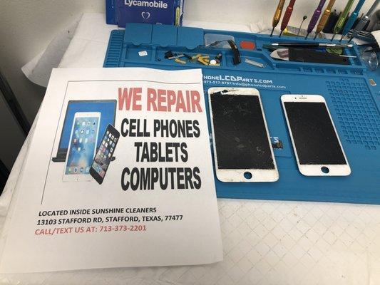 On spot phone repairs same day service visit us and give us a chance