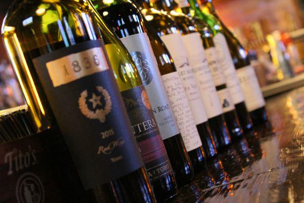 We carry a wide selection of Wine by the glass & by the bottle