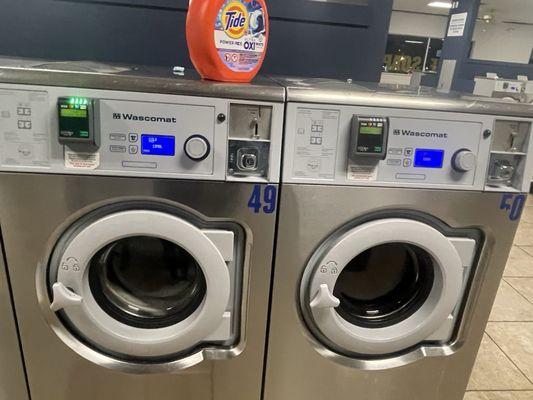 These washer will take your money AND NO HOT WATER JUST COLD IN ALL MACHINES SO STOP WITH HOT COLD WARM  IN THE MACHINES