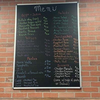 Check out the whole menu!