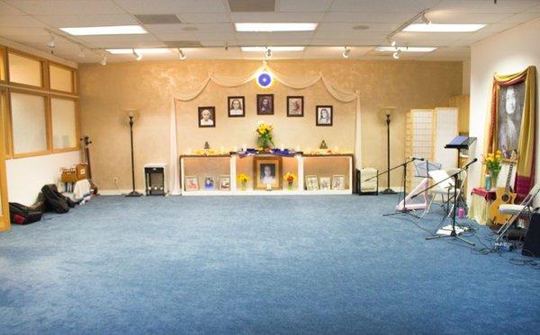 Temple space at Ananda Yoga